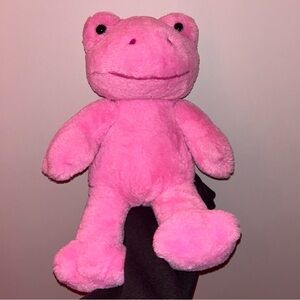 Spring Pink Build-a-Bear Frog, Strawberry Scent